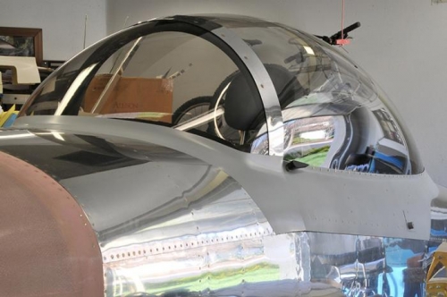 Windscreen Fiberglass Bezel Refinished - Left Side