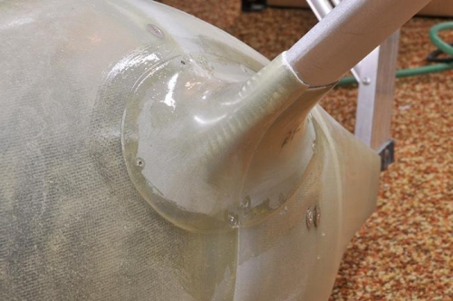 Fairing Bonded To Wheel Pant