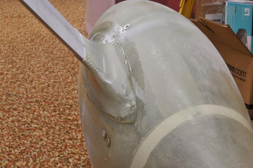 Fairing Bonded To Wheel Pant