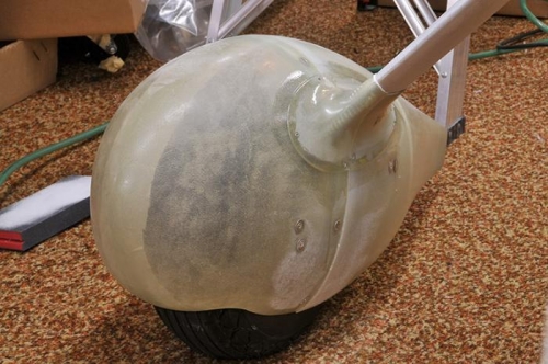 Fairing Bonded To Wheel Pant