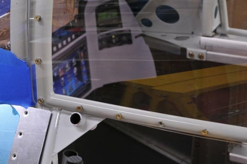 Canopy - Plexiglass Screwed To Frame - No Cracks!