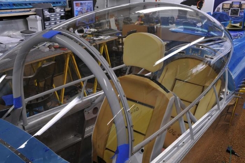 Canopy - Plexiglass Screwed To Frame - No Cracks!