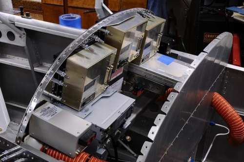 Avionics Trial Fitting - Behind The Panel