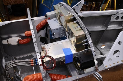 Avionics Trial Fitting - Behind The Panel