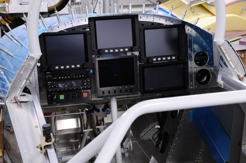 Avionics Trial Fitting - Total Glass Panel!