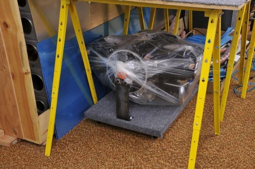 Lycoming IO-390 Arrives - Tucked Away Under The Bench
