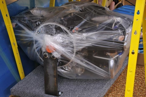 Lycoming IO-390 Arrives - Tucked Away Under The Bench