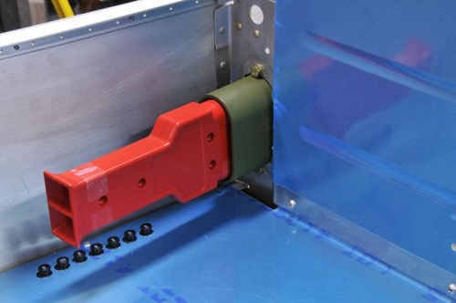 GPU Plug - With Power Plug Inserted (Red)