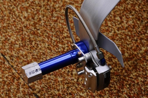 Left Axle & Brake - Rear View