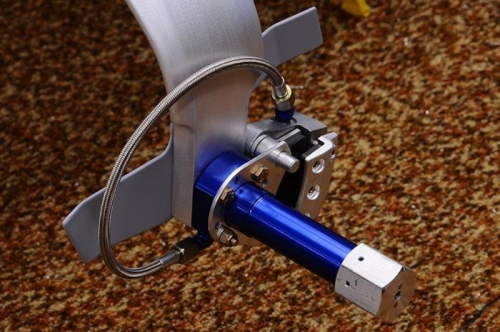 Left Axle & Brake - Front View