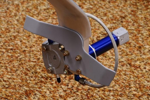 Left Axle & Brake - Inside View