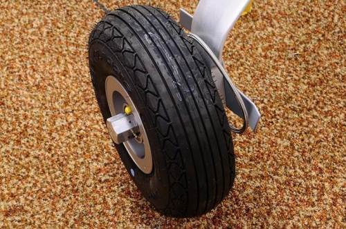 Completed Right Axle, Brake, Wheel, & Wheel Pant Mount - Front View