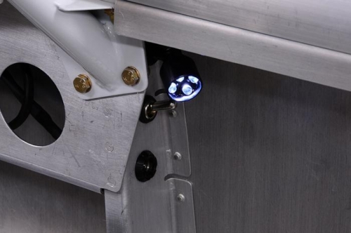 Right Side Passenger Post Light On