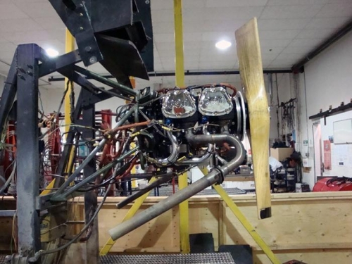 Lycoming IO-390 Test Stand Run-In