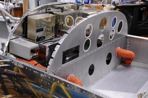 Second Bulkhead Mouting - Holes Cut and Platenuts Added