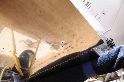 FM Antenna Holes Drilled