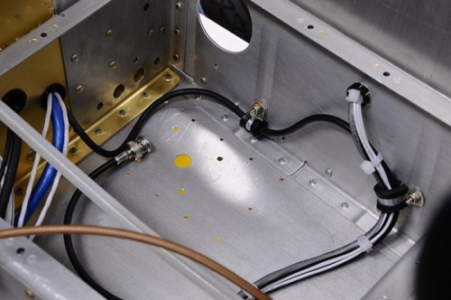 FM Antenna Holes - Inside View