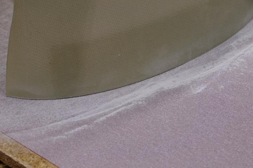 Sanding Front Part Flat