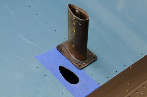 Hole Cut In Bottom Skin