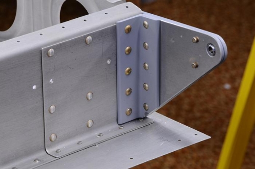 Aileron Hinges - Left Wing - Riveted