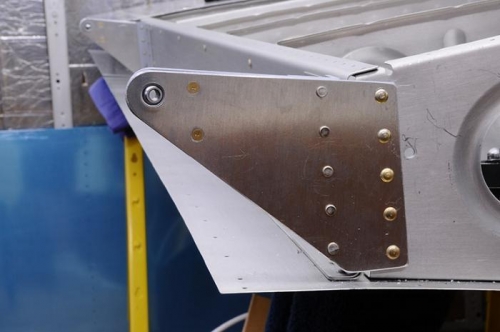 Aileron Hinges - Right Wing - Completed
