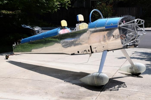 Fuselage Out On The Driveway