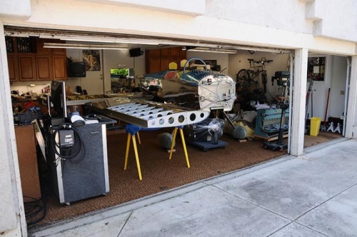 Wings Washed & Arranged For Adding Wiring & Controls