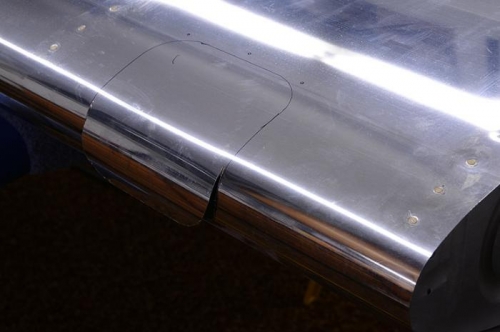 Cutting Out The Landing Light Hole