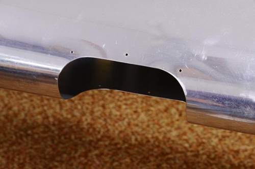 Landing Light Hole Smoothed & Drilled