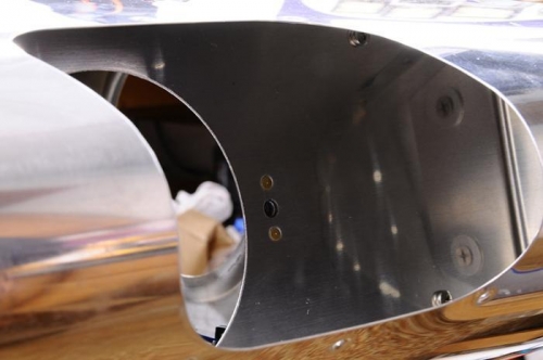 Landing Light Mount Installed