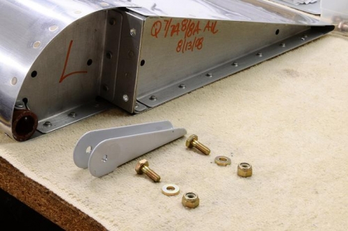 Left Aileron - Outboard Hinge Ready For Mounting
