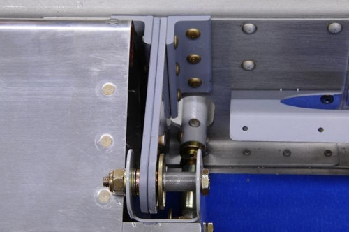 Right Aileron - Hinge Attachment With Push Rod