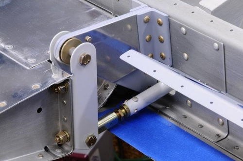 Right Aileron - Hinge Attachment With Push Rod