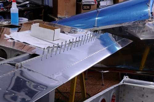 Right Wing - Flap Hinge Drilled