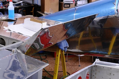 Right Wing - Flap Full Down Position