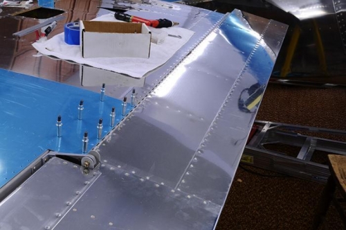 Right Wing - Flap Installation Complete