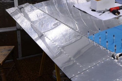 Left Wing - Flap Installation Complete