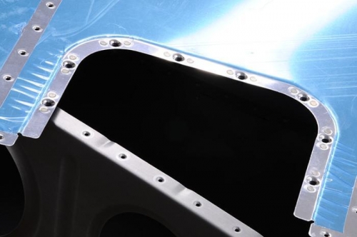 Left Wing Access Plate Hole With Platenuts Added - Top