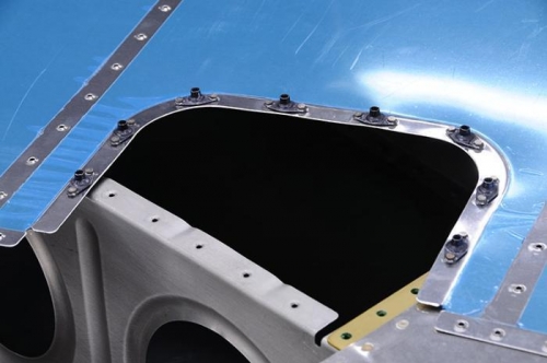 Left Wing Access Plate Hole With Platenuts Added - Bottom