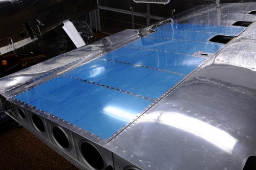 Left Wing Ready For Final Riventing