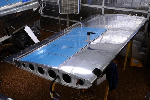 Left Wing Ready For Final Riventing