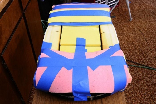 Front Back Rest - Top View