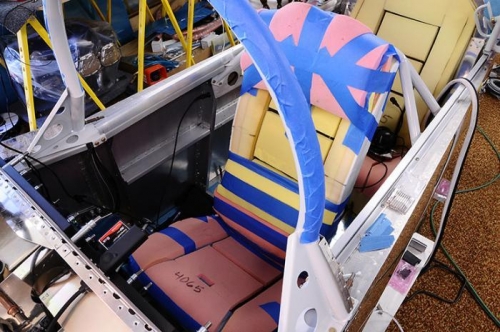 Seat Cushions Installed