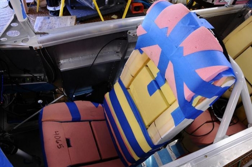 Seat Cushions Installed