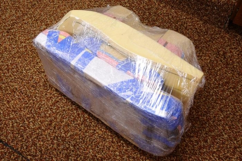 Seats Packaged Up For Shipment