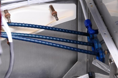 Pushrods Through Firewall - Aft Side