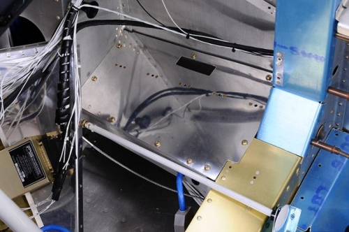 Floor Board Hole Added For Intercom Connector