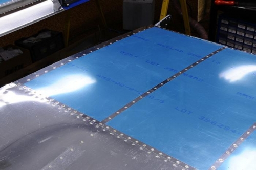 Left Wing - Riveting Complete