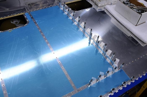 Right Wing - First Rows Of Rivets Ready