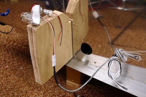 Left Wing Tip Strobe Stubbed Out